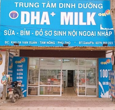Trung tâm dinh dưỡng DHA milk+ - Phú Thọ 1