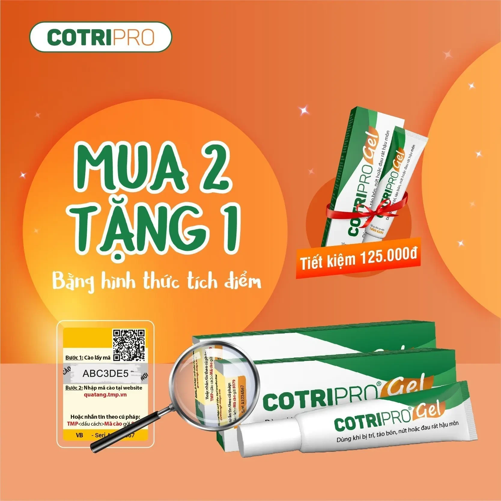 Gel Bôi CotriPro